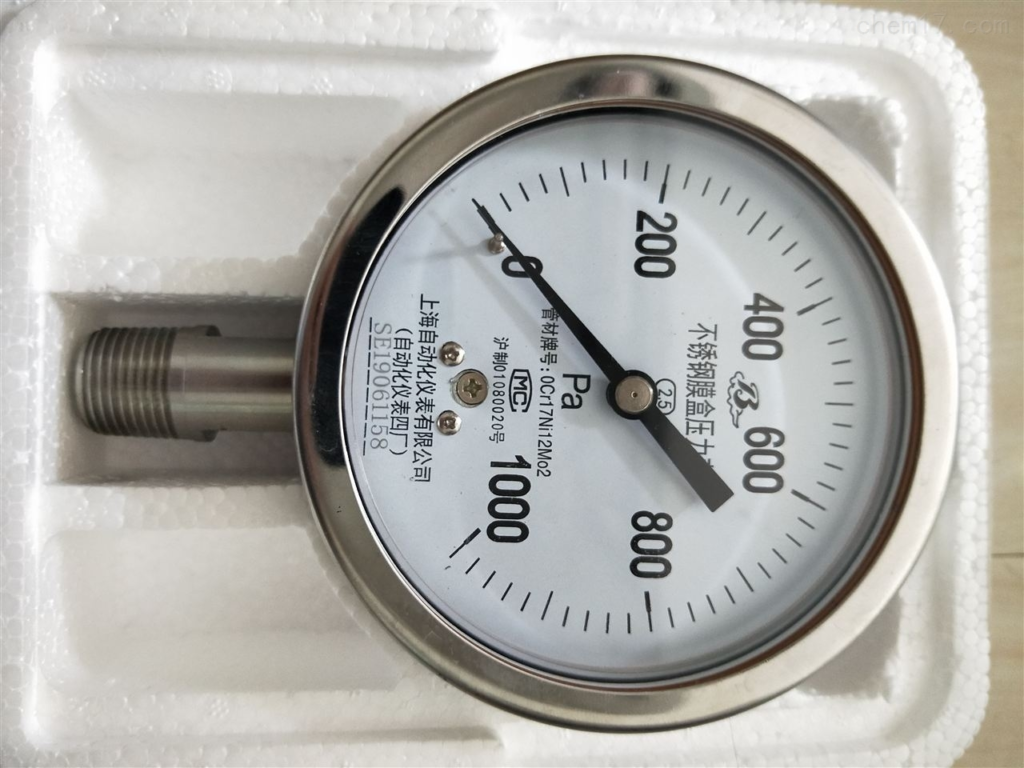 膜盒压力表的工作原理与选用指南